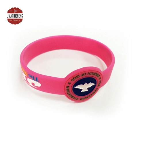 Custom Sport Rubber Silicone Bracelet RFID Embossed Silicon Wristband