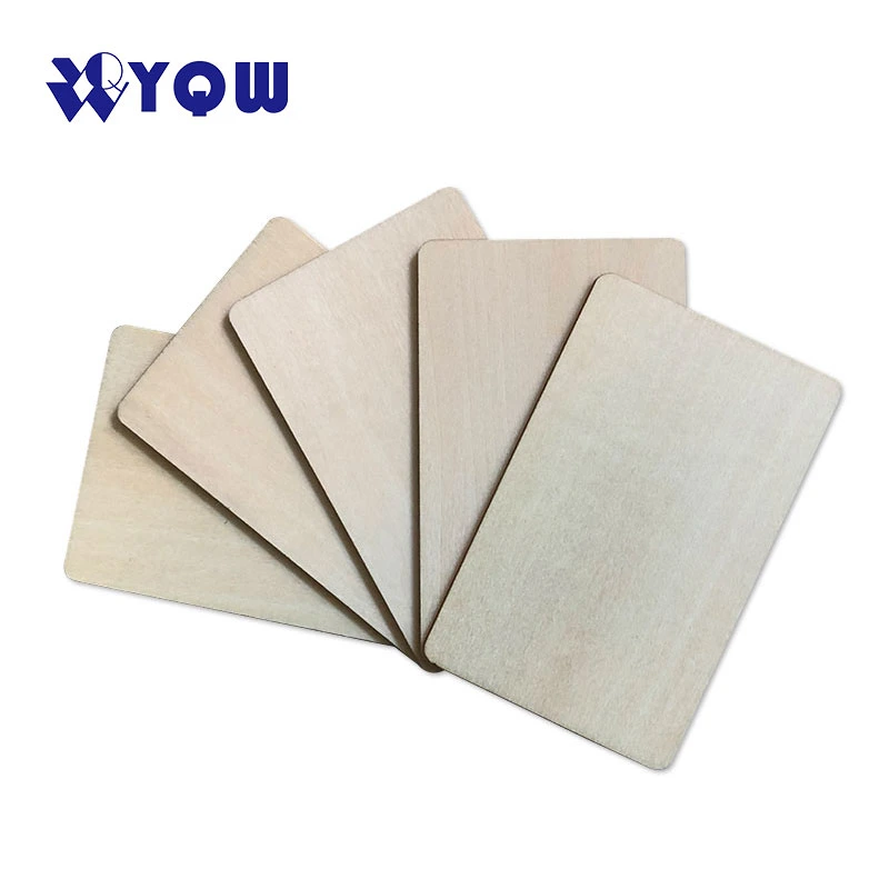 Customize Contactless Access Control Proximity Card Chip Smart Hotel Creative Wooden Blank RFID Card