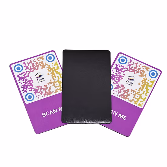 Rewritable RFID NFC Tag Anti-Metal Sticker with Printed Qr Code