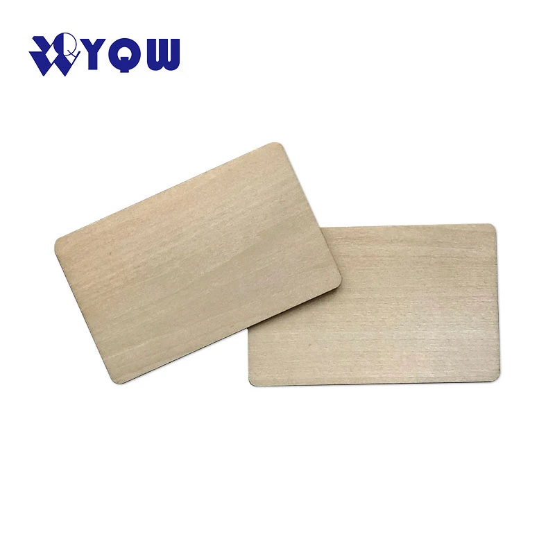 Customize Contactless Access Control Proximity Card Chip Smart Hotel Creative Wooden Blank RFID Card