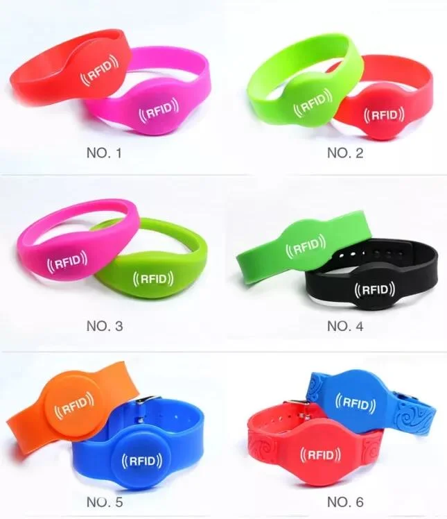 High Quality Event RFID Wristbands Waterproof Sauna Tag Safety RFID Smart Wristband Waterproof Silicon Wristband